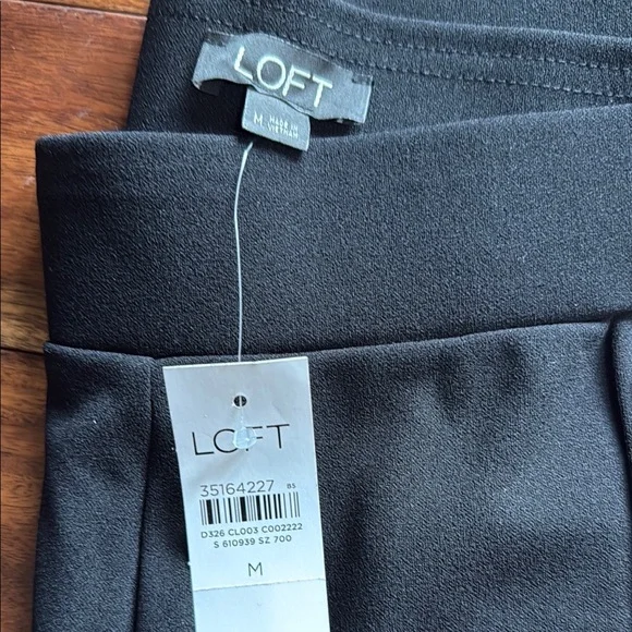 LOFT - Black Wide Leg - women’s Trousers/ Pants - Picture 2 of 7